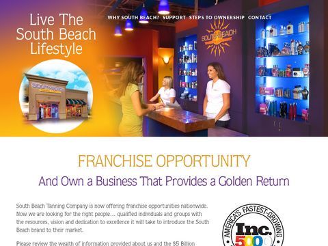 South Beach Tanning - Franchising