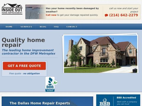 Dallas Home Repair and Remodeling - Inside Out Home Improvement