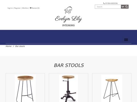 Buy Bar stool Online | Evelyn lily interiors