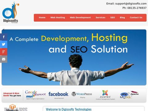 Digis Softs Technologies web Development, Web hosting, web Design in Bangalore