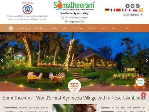 Best Ayurveda Hospital with Resort Ambiance | Somatheeram