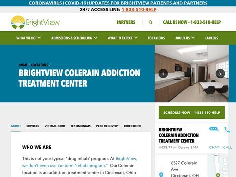 BrightView Colerain Addiction Treatment Center