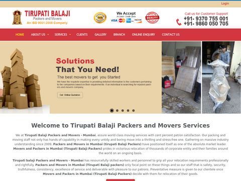 Tirupati Balaji Movers Packers