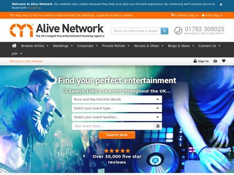 Bands Hire | Alive Network