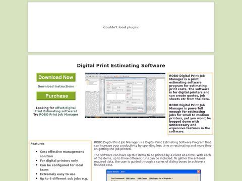 Digital Print Estimating Software