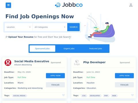 Find A Job! Start Your Job Search At Jobbco