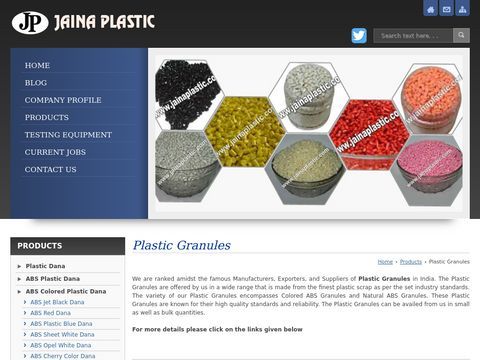 Plastic Granules Suppliers 	