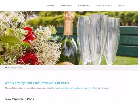 Anniversaries in Paris | Blanche Color Your Event