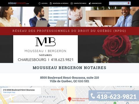 Mousseau Bergeron Notaires - Notaire Charlesbourg