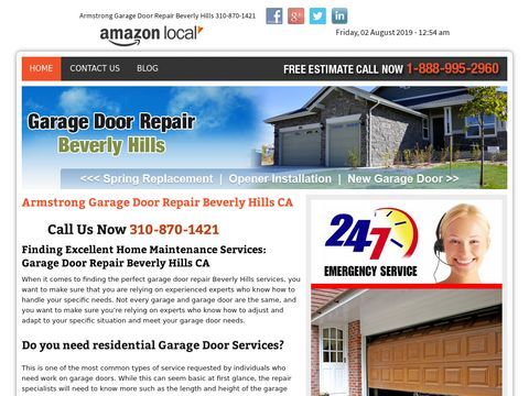 Armstrong Garage Door repair Beverly Hills