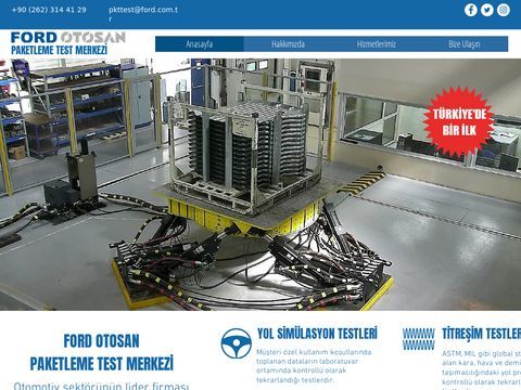 Ford Otosan Paketleme Test Merkezi