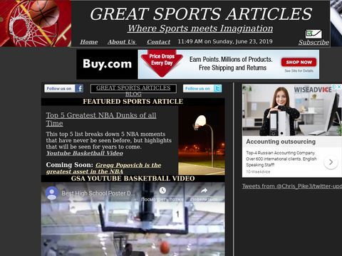 Great Sports Articles