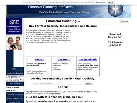 Financial Planning InfoGuide, Planning the best path to achieve your dreams