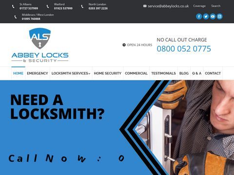 Abbey Locksmiths in London, Hertfordshire and Middlesex