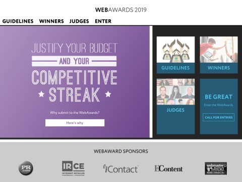 Award winning websites - WebAwards 2007