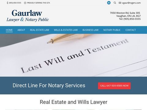 Varinder Gaur, Lawyer & Notary Public