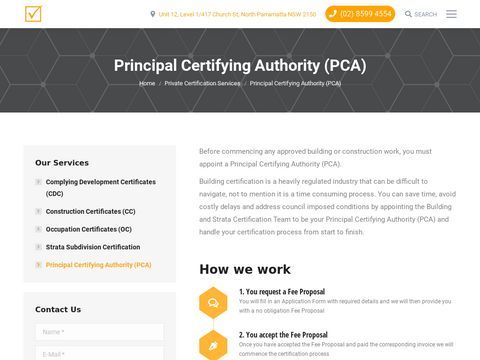 Principal Certifying Authority (PCA) - Building & Strata Certification