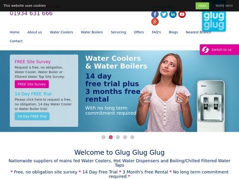 Glug Glug Glug Plumbed In Water Coolers