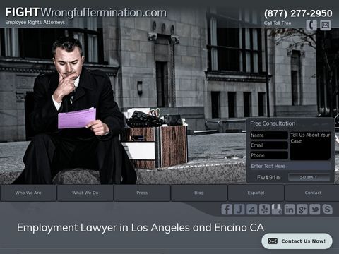 If youve been wrongfully terminated in California. We can Help.