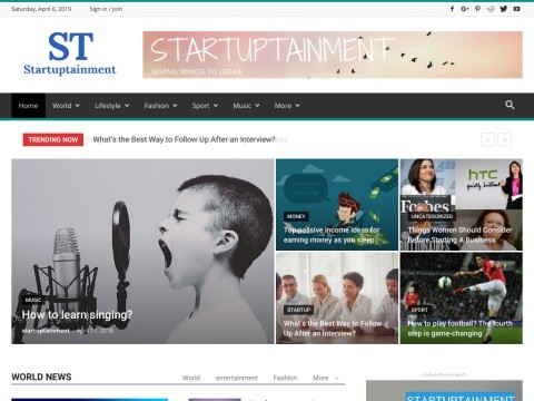 Startuptainment - Giving Wings to Ideas