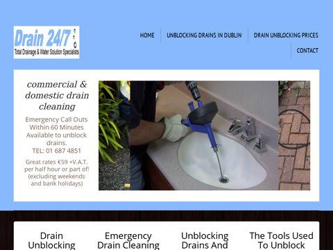 Drain Unblocking Dublin | Drain Unblock | Drain Cleaning