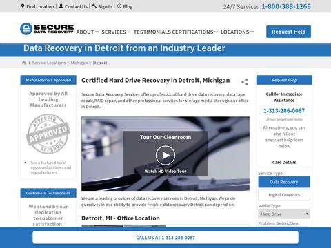 Data Recovery Detroit