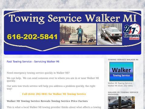 Towing Service Walker MI