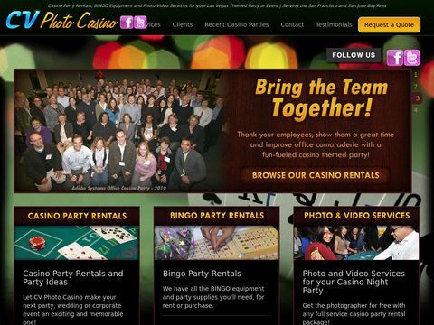 Casino Party Rentals, Tables & Equipment by CV Photo Casino