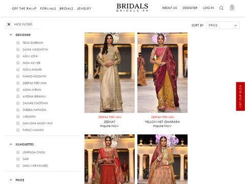Bridal dresses pakistani by bridals.pk
