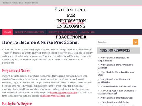 Nurse Practitioner Education