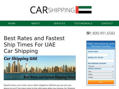 Car Shipping UAE