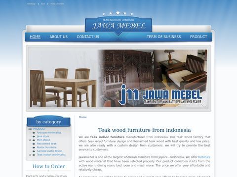 Teak indoor furniture