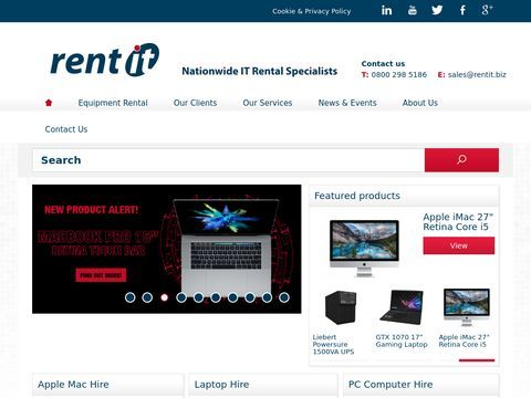 Computer Rental UK - laptop hire - apple rental - scanner rental - computer leasing.