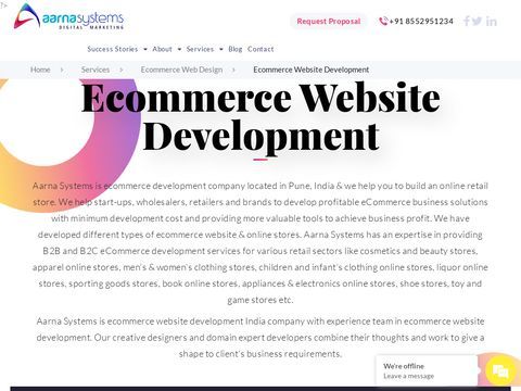 Ecommerce website design company