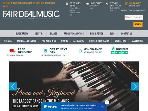 The Best Music Shop Online @ Fair Deal Music
