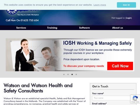 Watsons Health & Safety Courses London