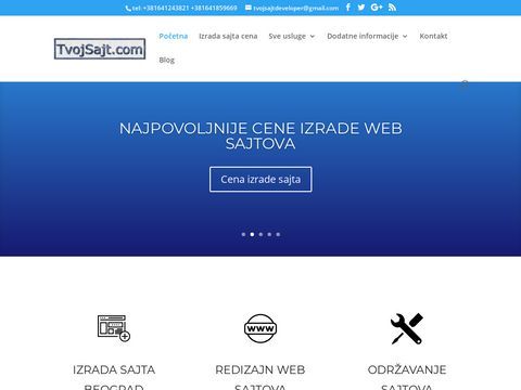 Izrada sajta, internet prodavnica, Izrada web sajtova Beograd