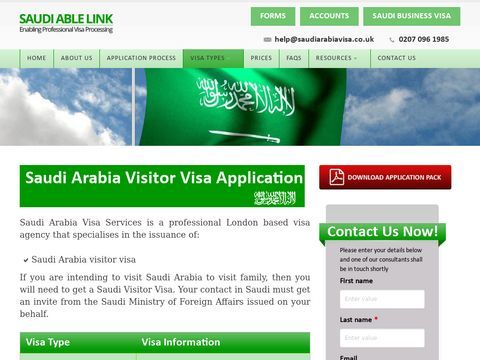 Get Saudi Visitor Visa in London