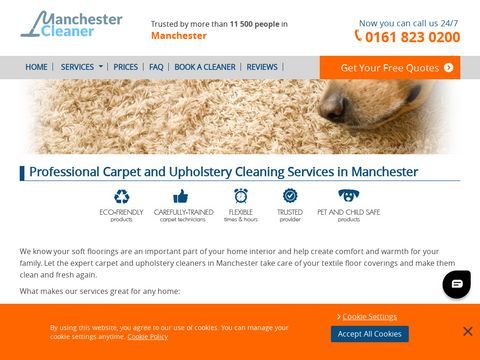 Revitalising Carpet Cleaning Manchester | Upholstery Cleaners