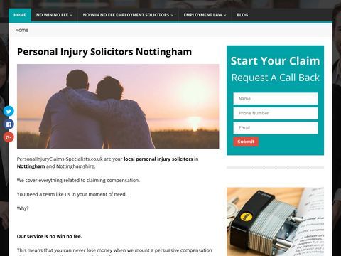 Personal injury claims specialists