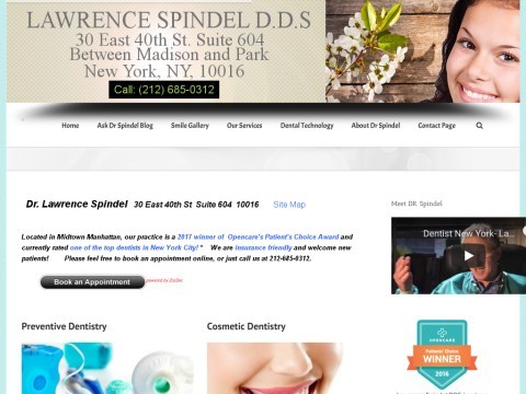 Cosmetic Dentist New York-Dr Lawrence Spindel