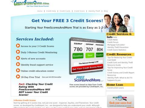 free credit score reports