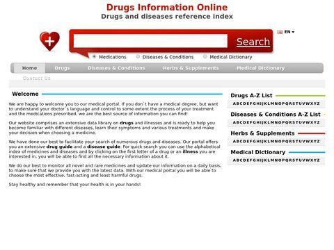 Drug description - method of use, drug interactions
