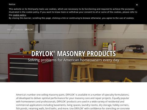 Waterproof your basement with DRYLOK Paint