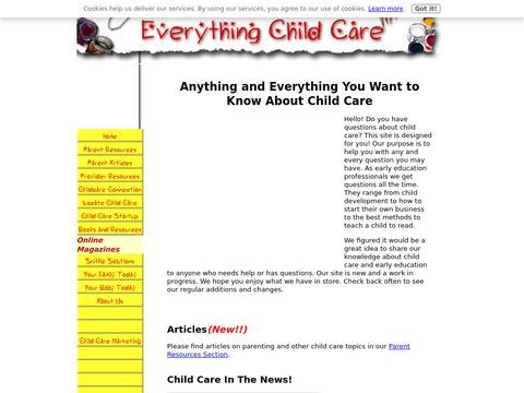 Everything Child Care, Resource for Early Education Professionals and Parents