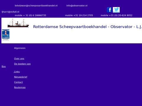 Rotterdamse Scheepvaartboekhandel - thuis in scheepvaartboeken