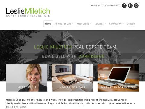 North Vancouver, West Vancouver Real Estate Agent Leslie Mil