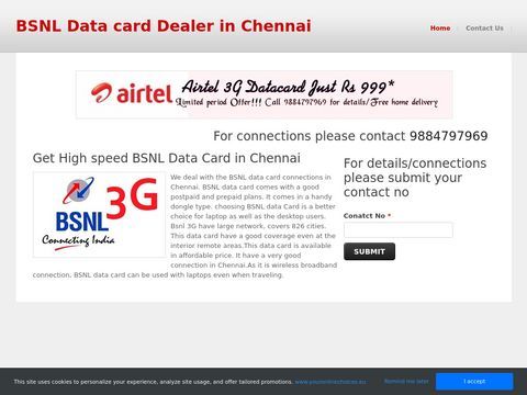 BSNL data card dealer in Chennai