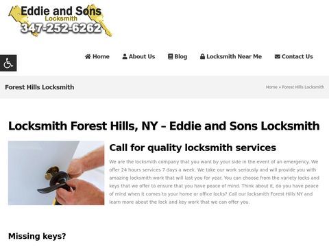 Eddie and Sons Locksmith - Forest Hills, NY