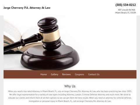 Jorge Chervony P.A. Attorney At Law